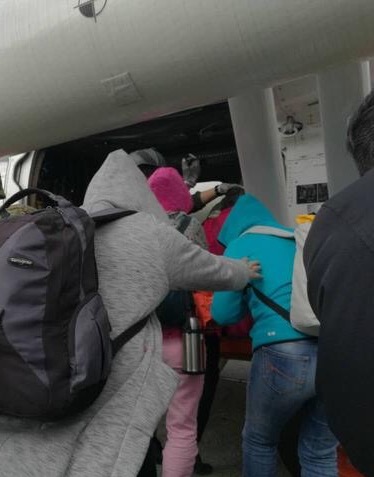 【连线日本地震】20人 中国旅游团被 直升机救