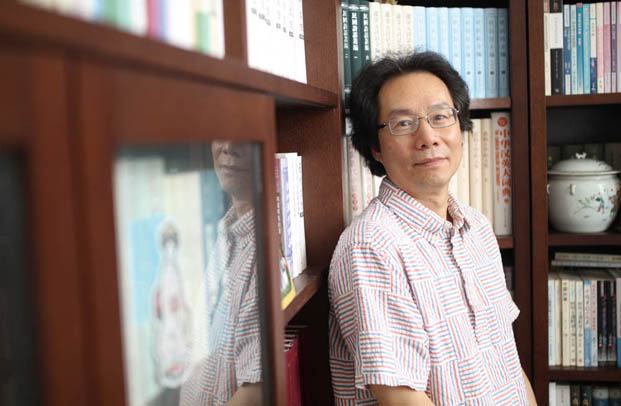 《中国游侠史论》作者,复旦大学教授汪涌豪    摄影 吴军