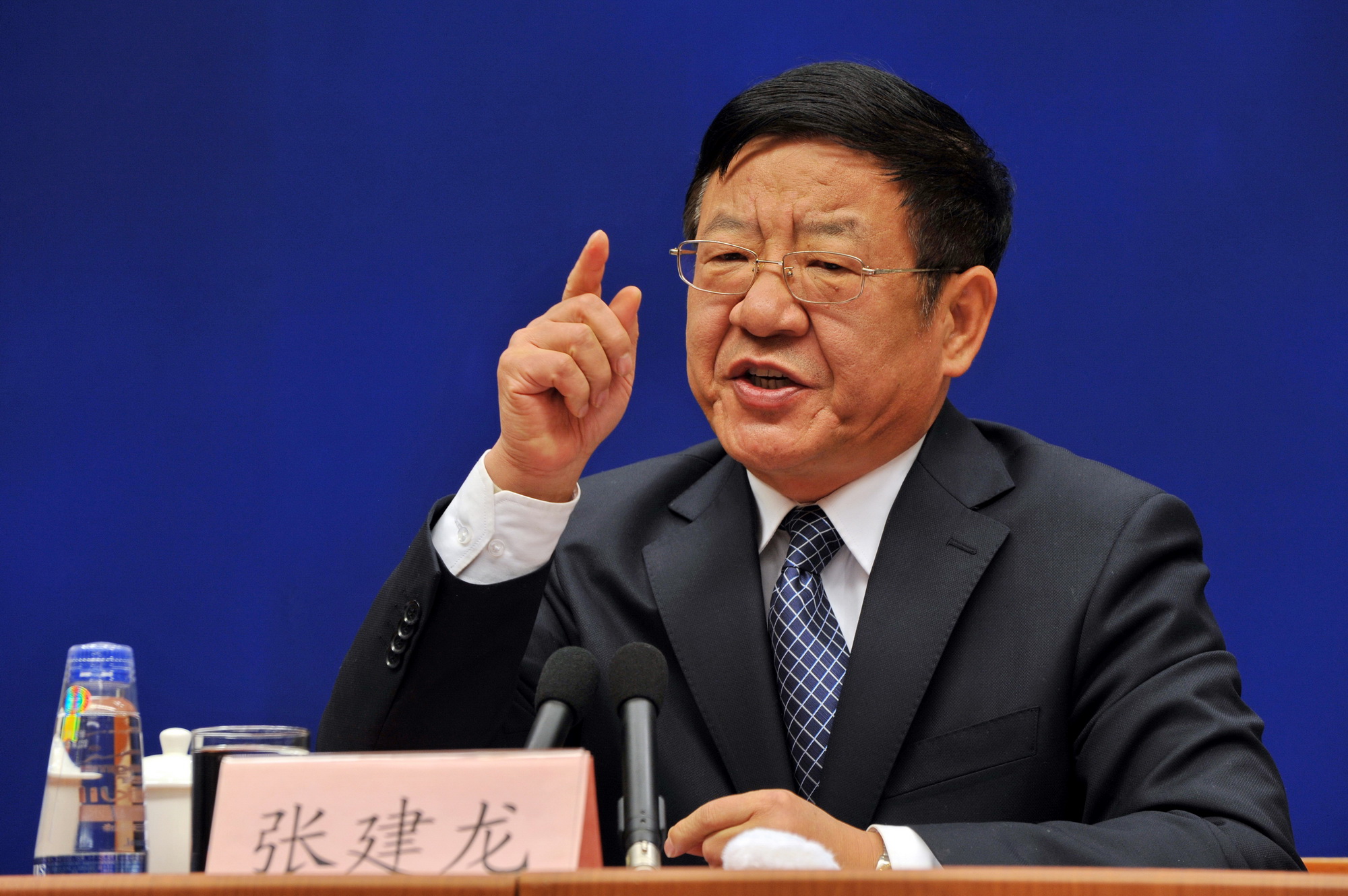 国家林业和草原局局长张建龙。摄影/章轲