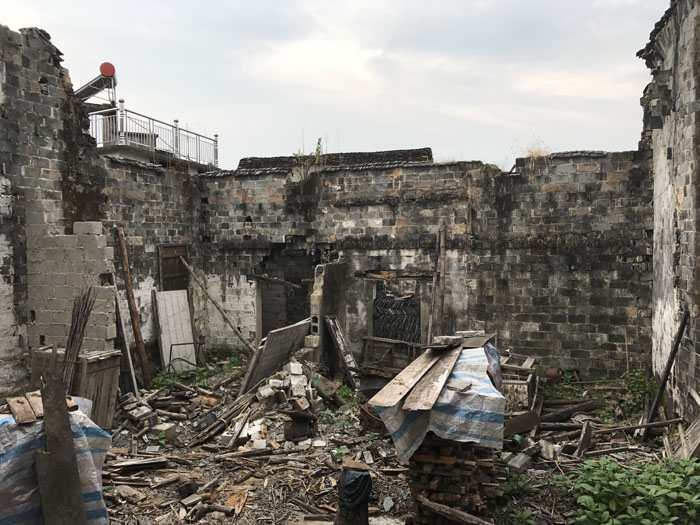 尚村高家古宅已经倾颓  素朴建筑工作室供图