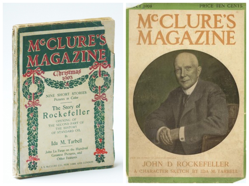 《麦克卢尔》杂志除了刊登塔贝尔对美孚石油的调查报道，还多次刊登她关于约翰·D.洛克菲勒的人物报道