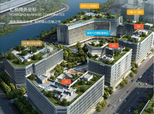 上海富力环球中心鸟瞰图