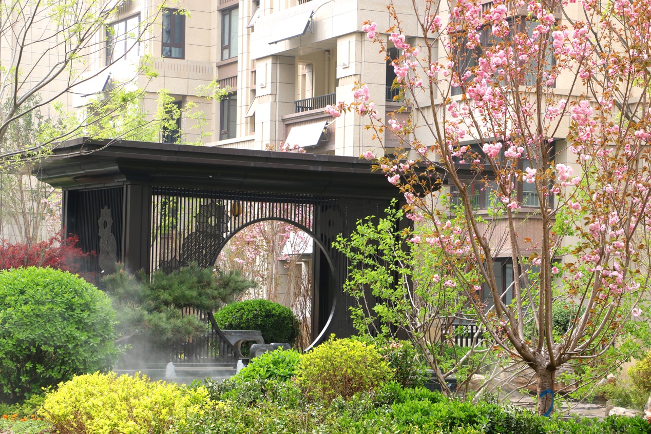 荣盛华府园林实景图