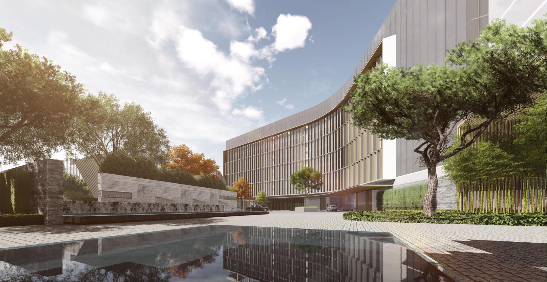 上海虹桥富力丽思卡尔顿酒店效果图