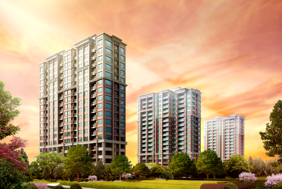 小区规划效果图