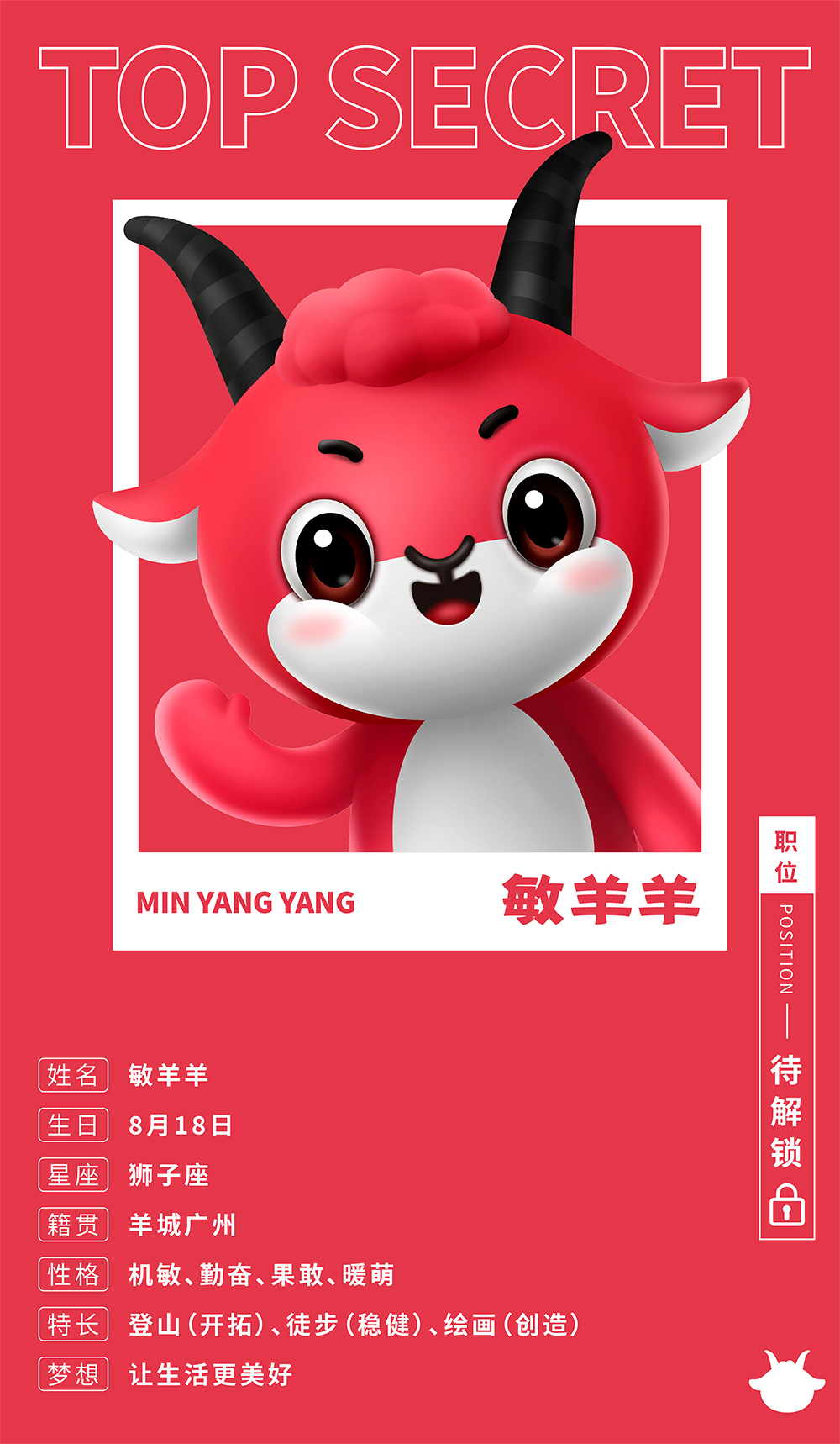 ▲敏羊羊身份卡