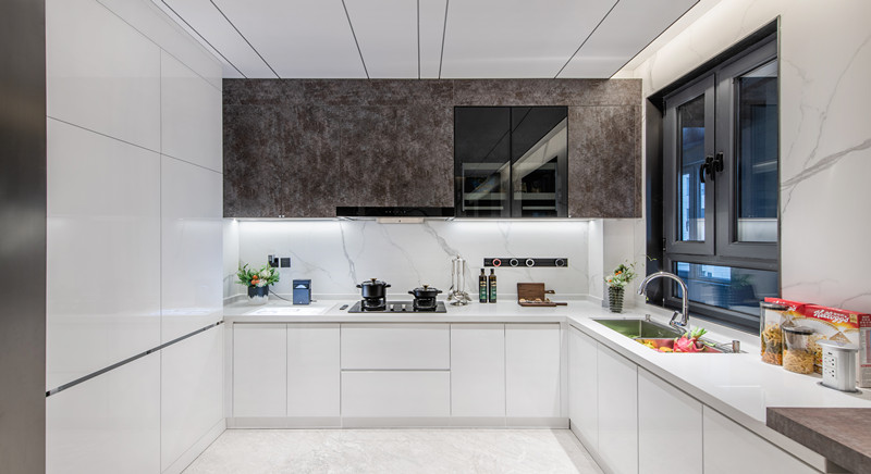 熙堂尚院·名筑198样板房厨房实景图