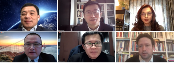 圆桌讨论二演讲嘉宾 上排从左往右：周诚君、张明、高海红  下排从左往右：邹传伟、谭小芬、Ulrich Volz