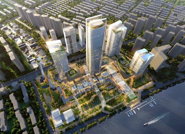 杭州富春金茂星外滩项目效果图
