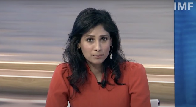 IMF首席经济学家吉塔·戈皮纳特（Gita Gopinath）