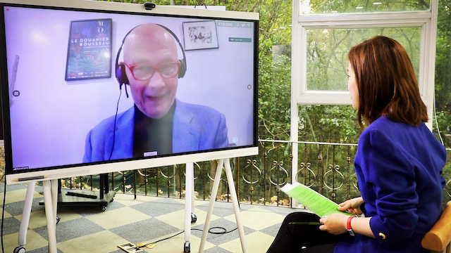 帕斯卡尔·拉米在法国巴黎接受第一财经记者专访