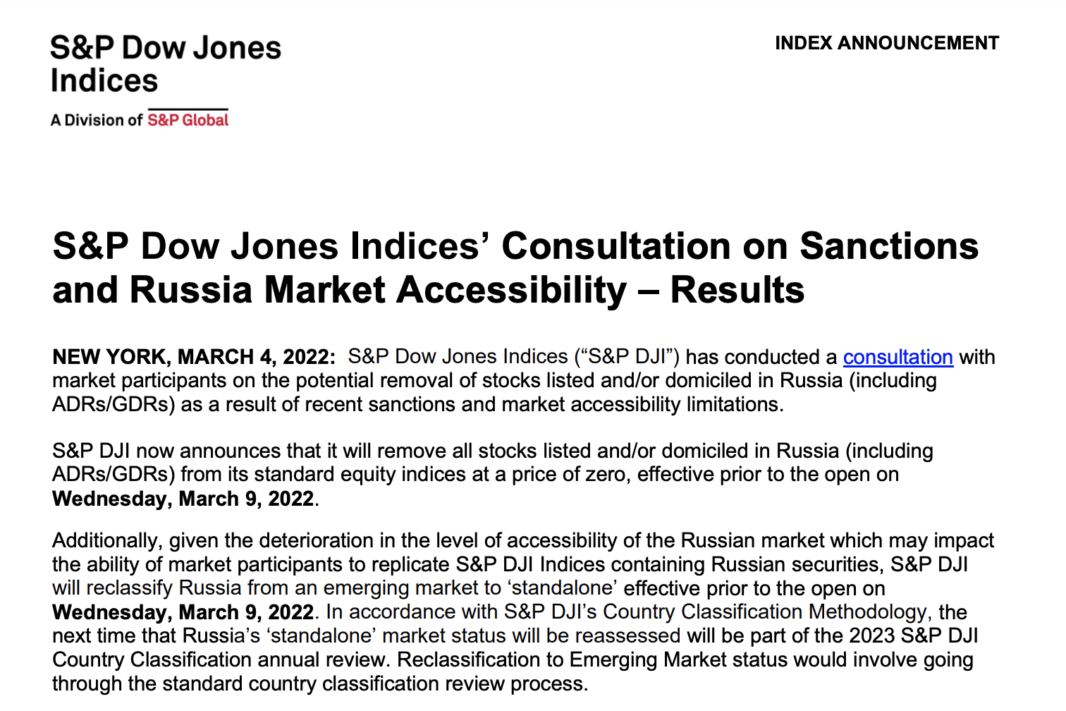 又一家指数公司宣布剔除俄罗斯股票