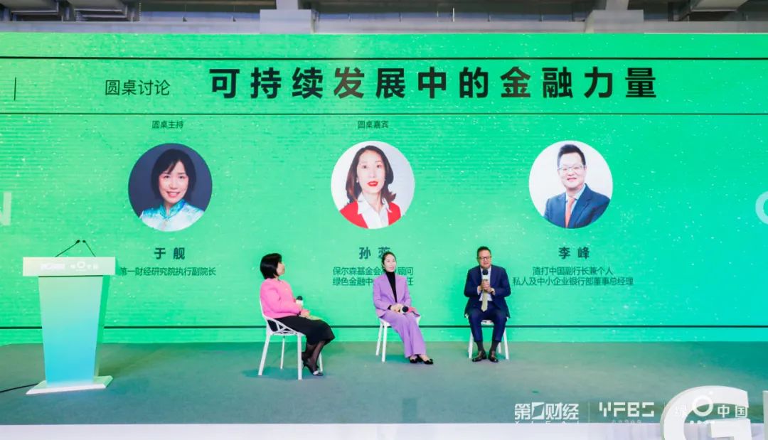 圆桌论坛 | 可持续发展中的金融力量