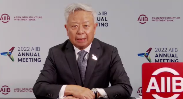 亚洲基础设施投资银行（AIIB）行长兼董事会主席金立群