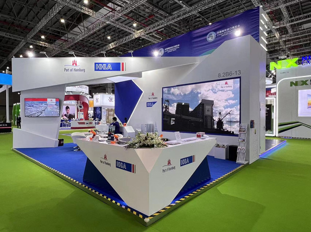 德国最大港口汉堡港(第一财经记者任玉明/摄)