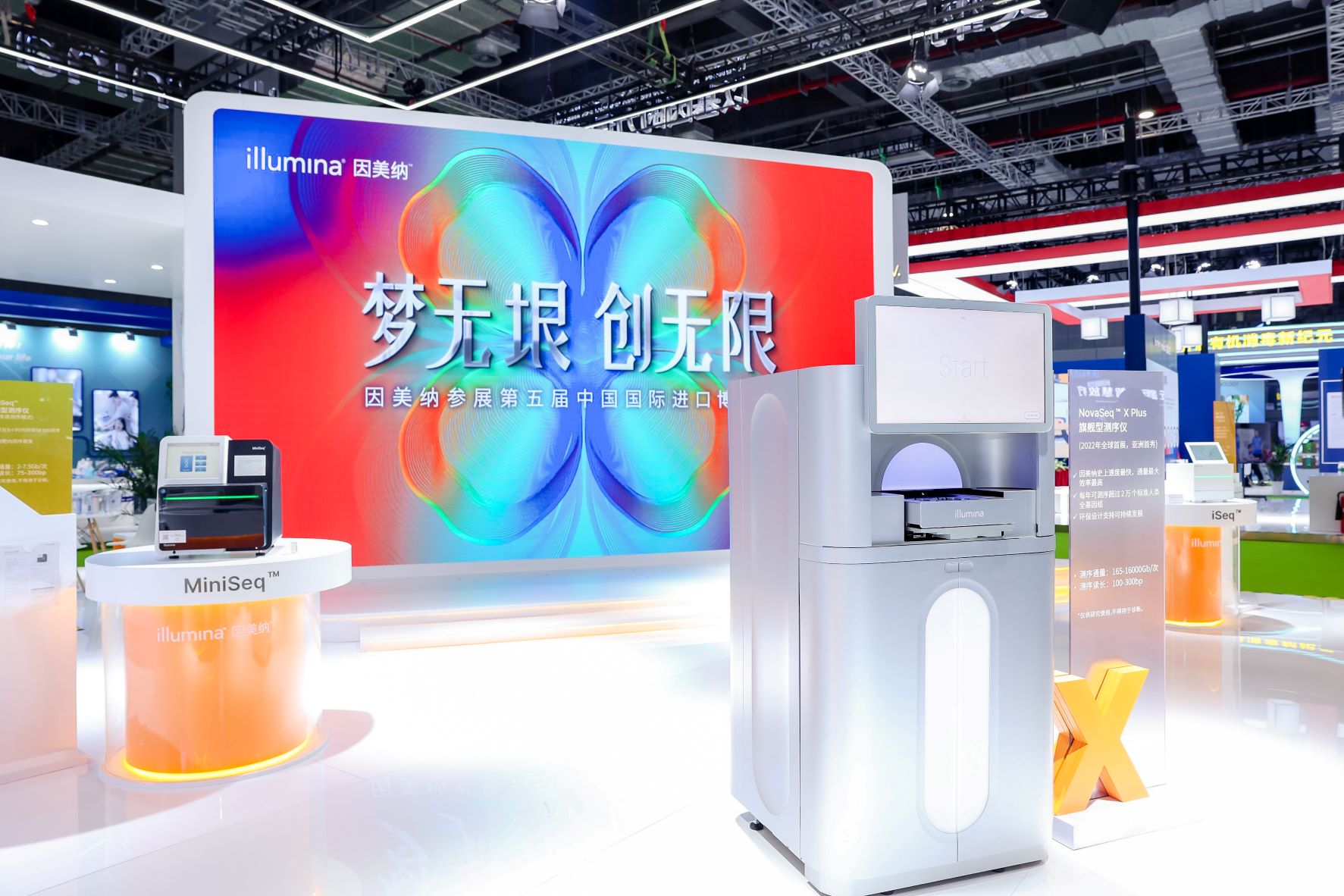 第五届中国国际进口博览会因美纳展台