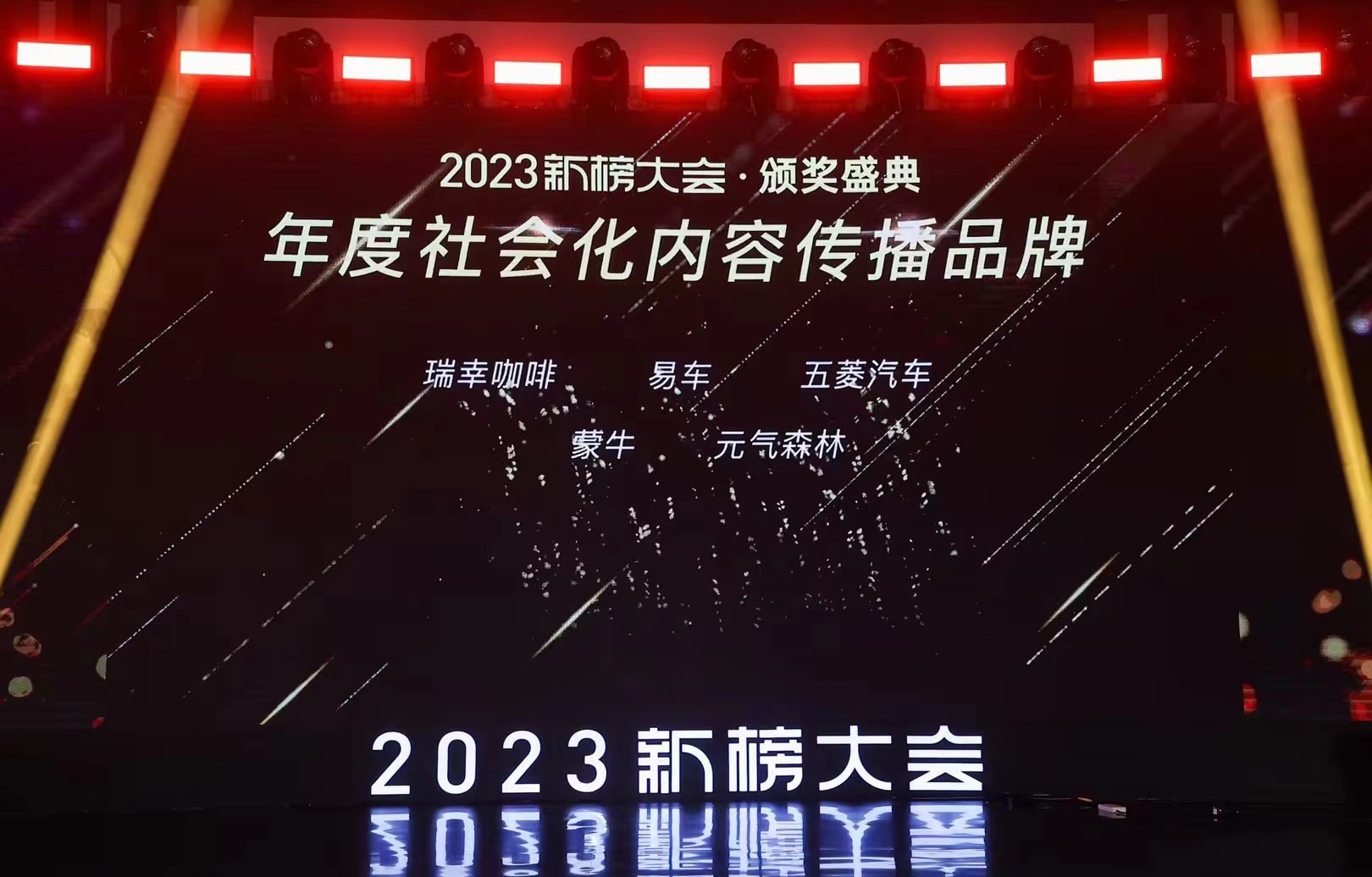 易车荣获2023新榜大会“年度社会化内容传播品牌”