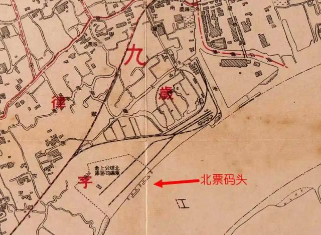 丁文江当年画图的北票船埠及周边舆图