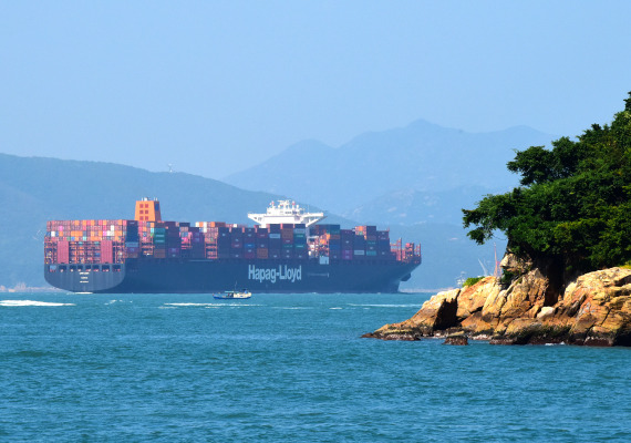 红海海域船只（新华社图）