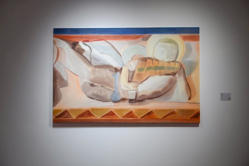 伎乐天众3，石至莹，布面油画，2022，干玮玮收藏