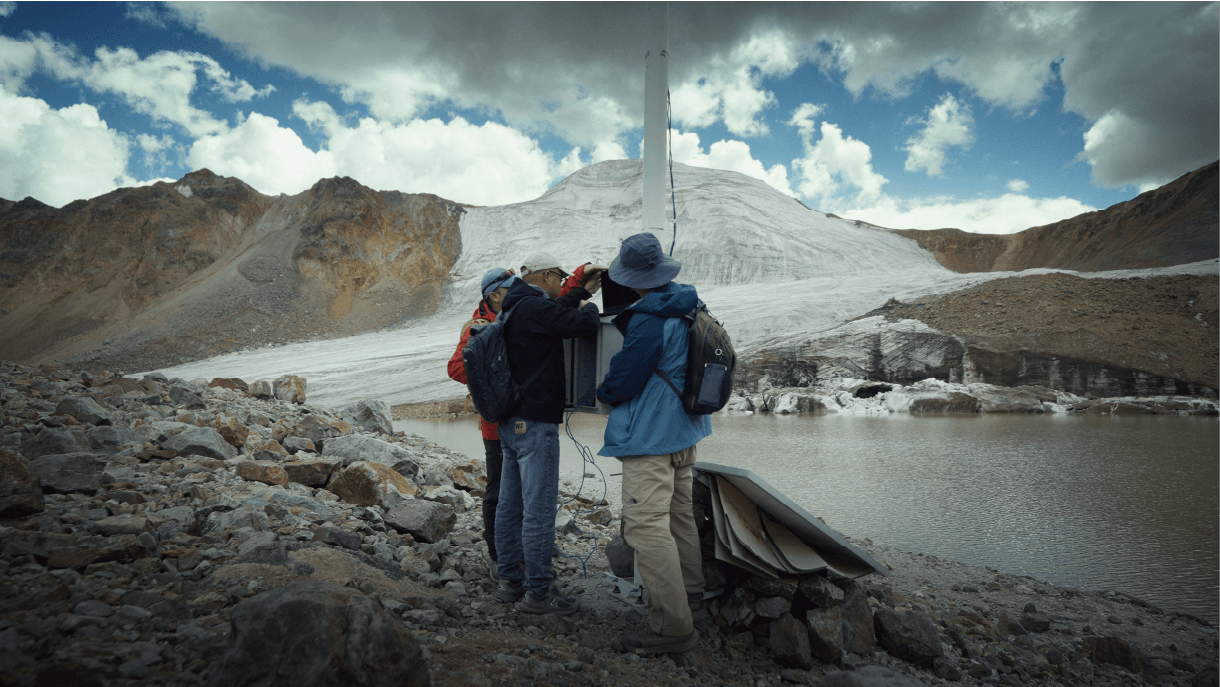 △冰湖项目现场