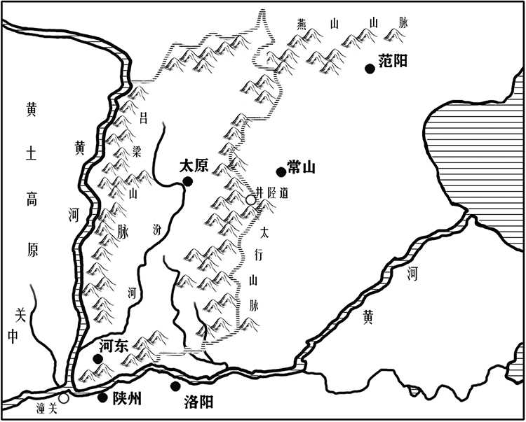 山西的地理示意图    出版社供图