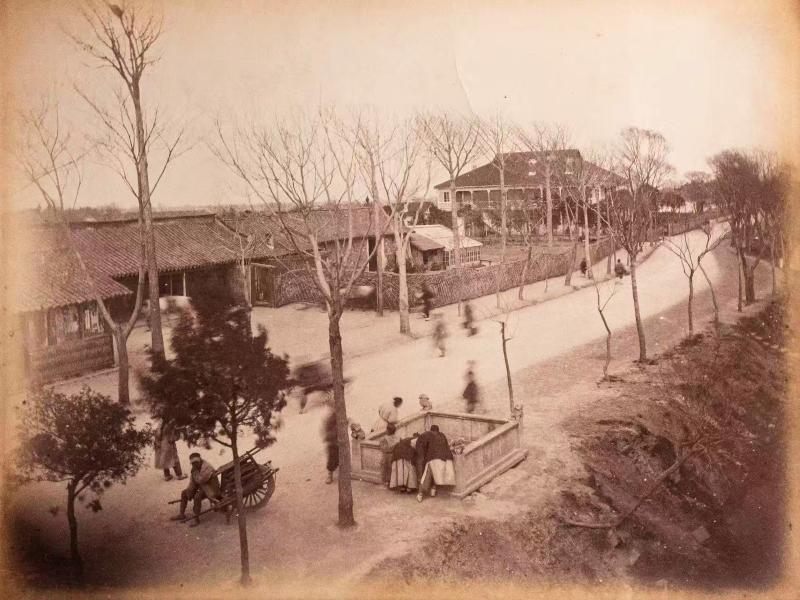 1880年代的静安寺老照片（受访人供图）