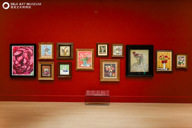 “动静无尽：馆藏花卉主题艺术杰作”展览现场