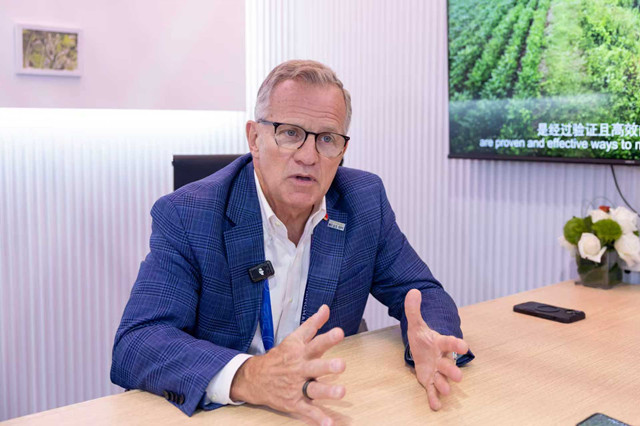 美国大豆出口协会CEO苏健（第一财经记者周海涛摄）