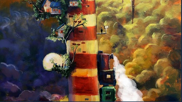 陈镪《白云苍狗》