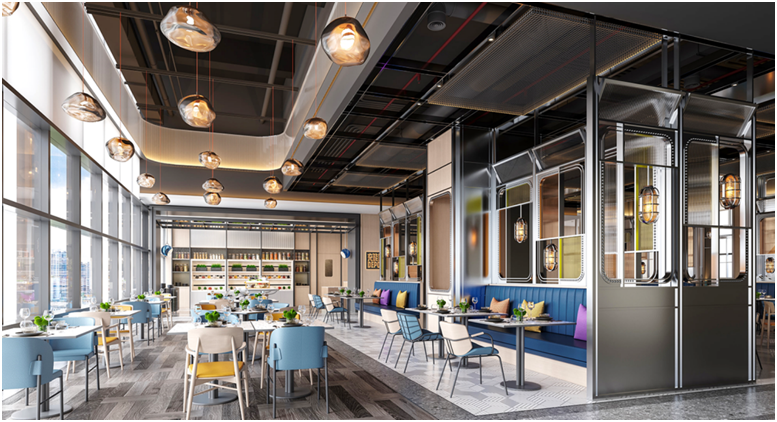 活力十足的休憩空间(效果图)