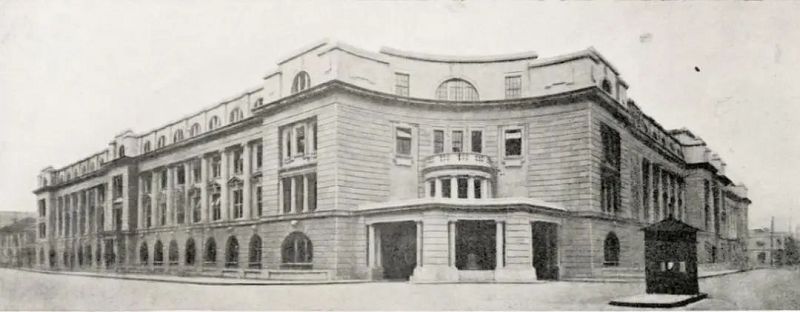 原工部局大楼建成照片（图片来自上海市规划和自然资源局官网）