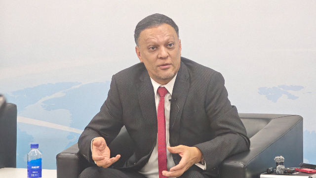 泰佩思琦首席增长官兼国际业务总裁赛思(Sandeep Seth)(第一财经记者程程/摄)