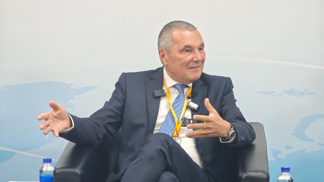 宝格丽CEO让·克里斯托夫·巴宾 (第一财经记者程程/摄)