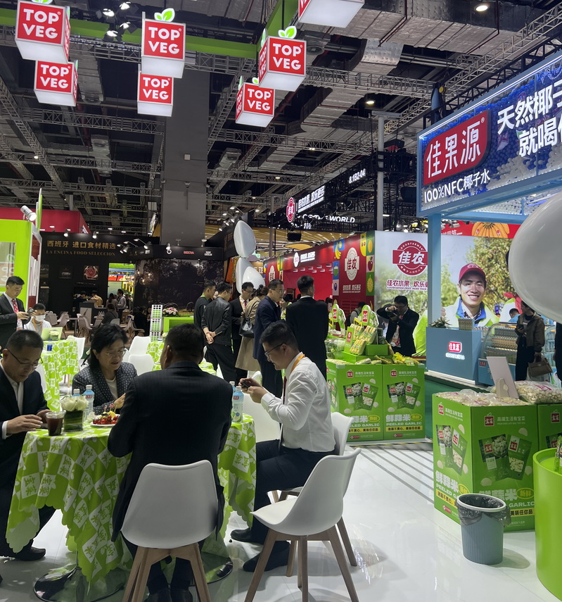 (农食产品展区,摄影/陈君君)