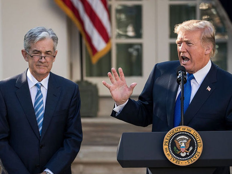 美联储主席鲍威尔频频被总统特朗普威胁解职（来源：新华社图）