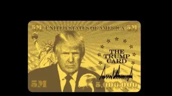 特朗普金卡（来源：美国政府官网）