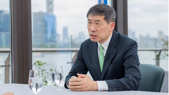 联合国副秘书长、联合国开发计划署副署长徐浩良 (第一财经记者吴军摄)