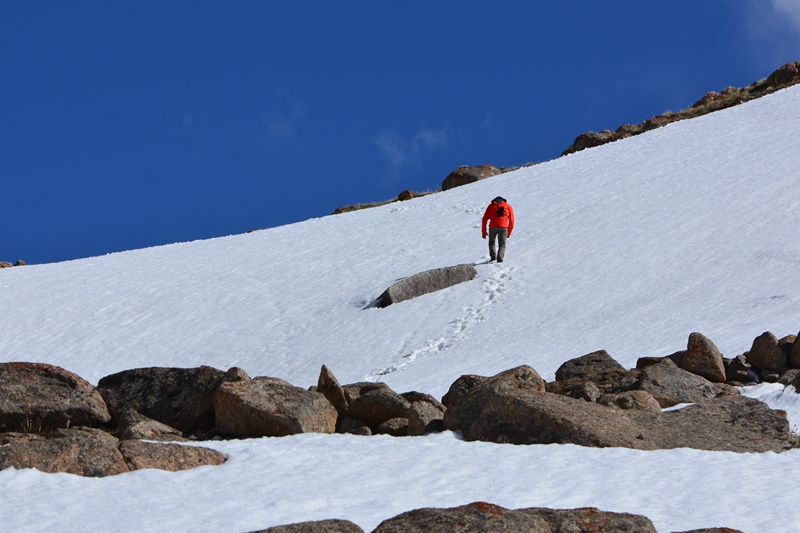 2014年第一次登坎达尔山口  受访者供图