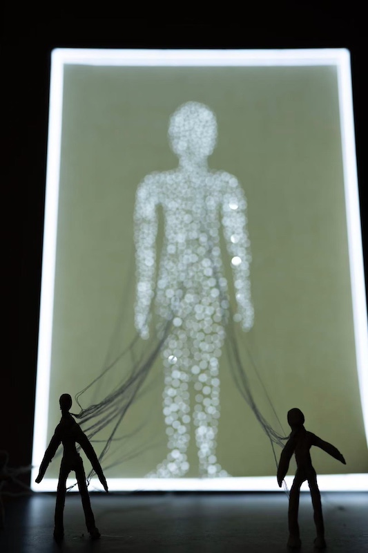 “不虚此行”生命艺术展览现场