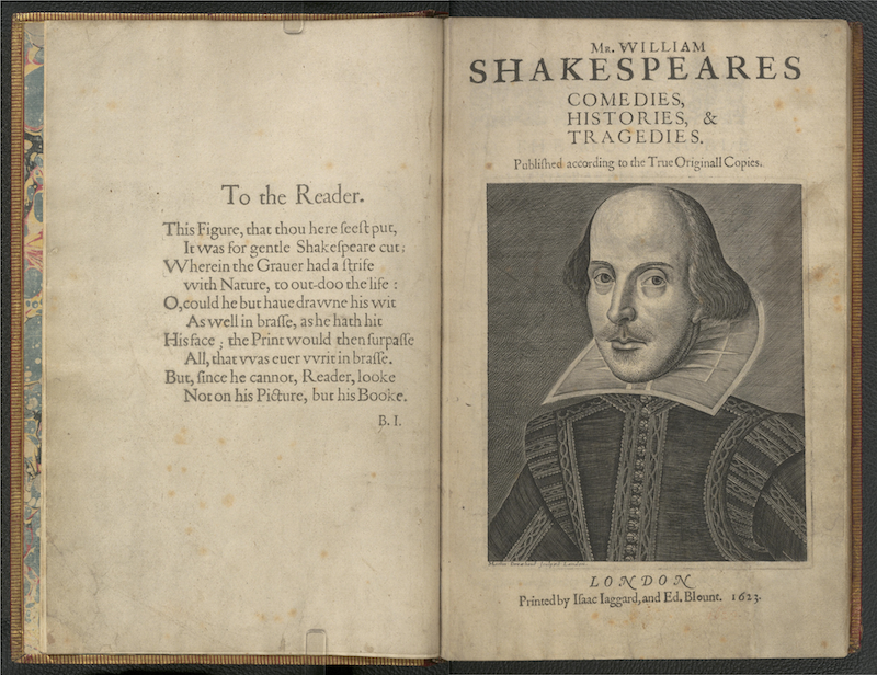 威廉·莎士比亚 《威廉·莎士比亚先生的喜剧、历史剧和悲剧》© Private Collection, United Kingdom