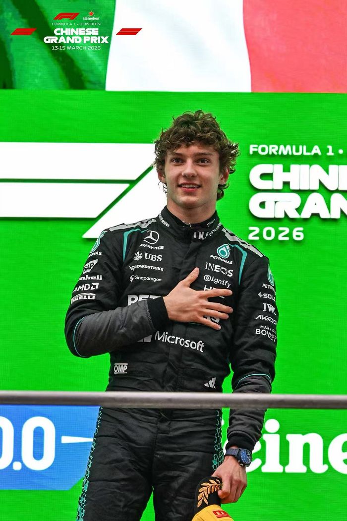 意大利车手安东内利夺得F1中国大奖赛冠军 2026 FORMULA 1 喜力中国大奖赛官方图片