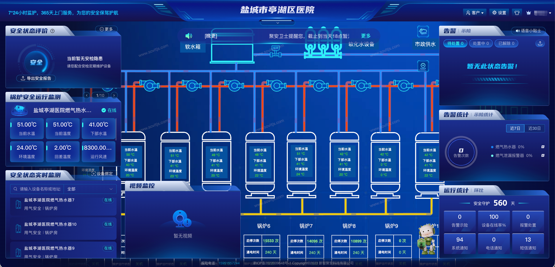 锅炉安全场景智能平台