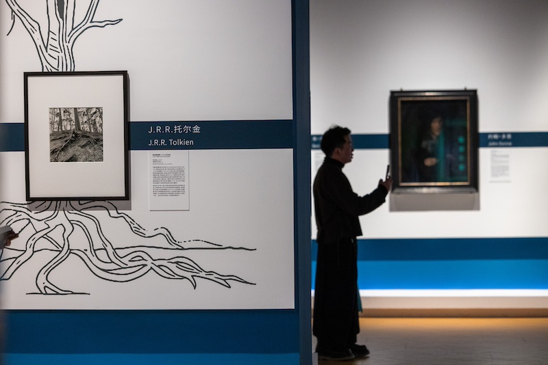 J.R.R.托尔金肖像（摄影记者/吴军）