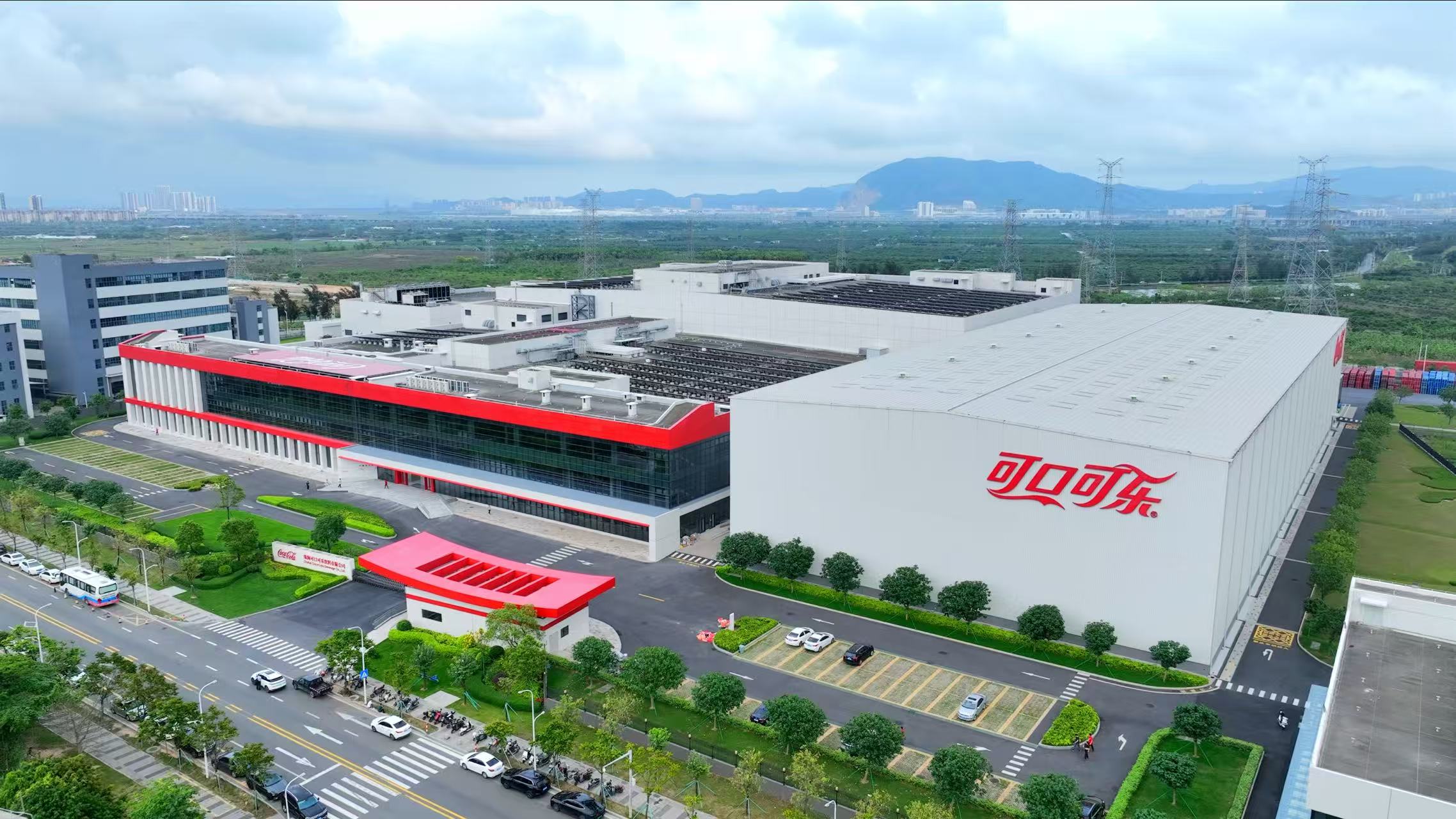 珠海可口可乐金湾新厂实景图