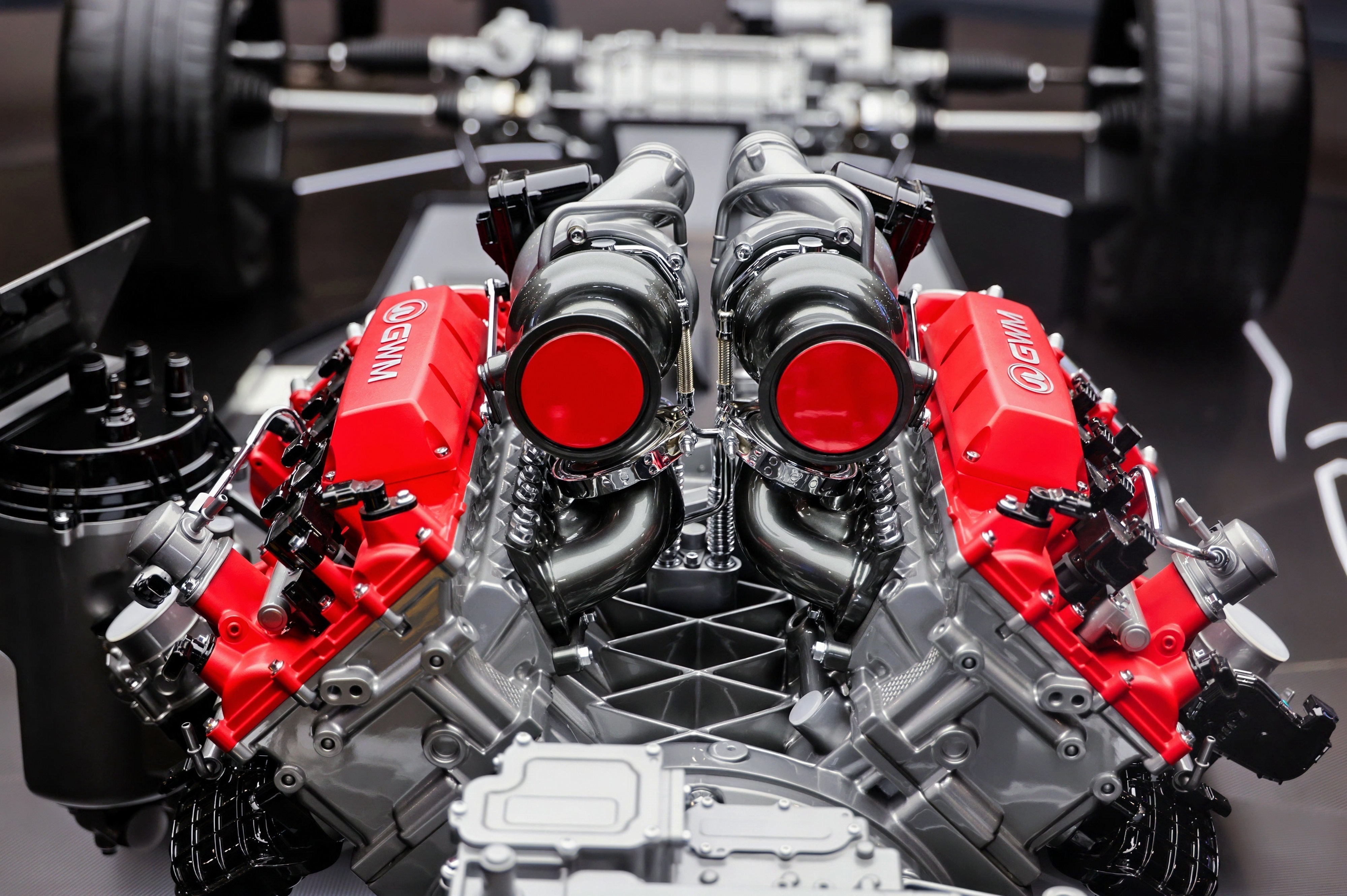 长城汽车自主研发的赛道级4.0T V8发动机