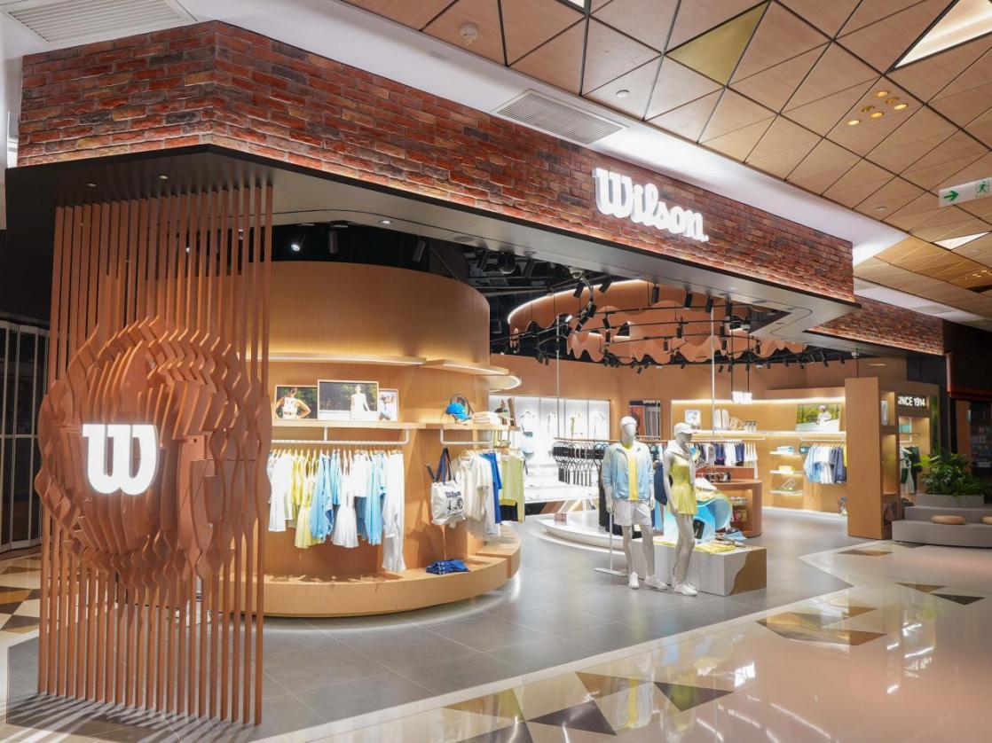 位于K11 Art Mall的网球品牌Wilson香港首店