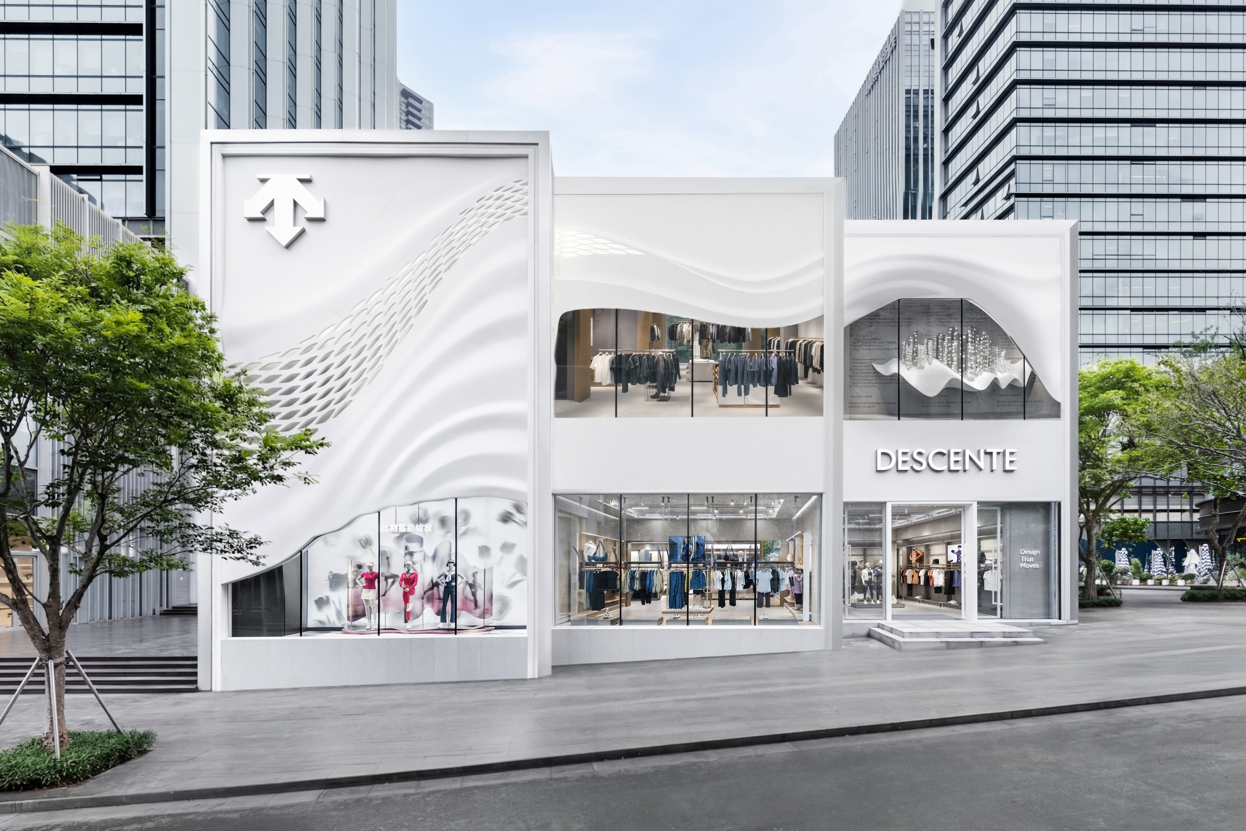 深圳万象天地DESCENTE SHENZHEN城市概念店