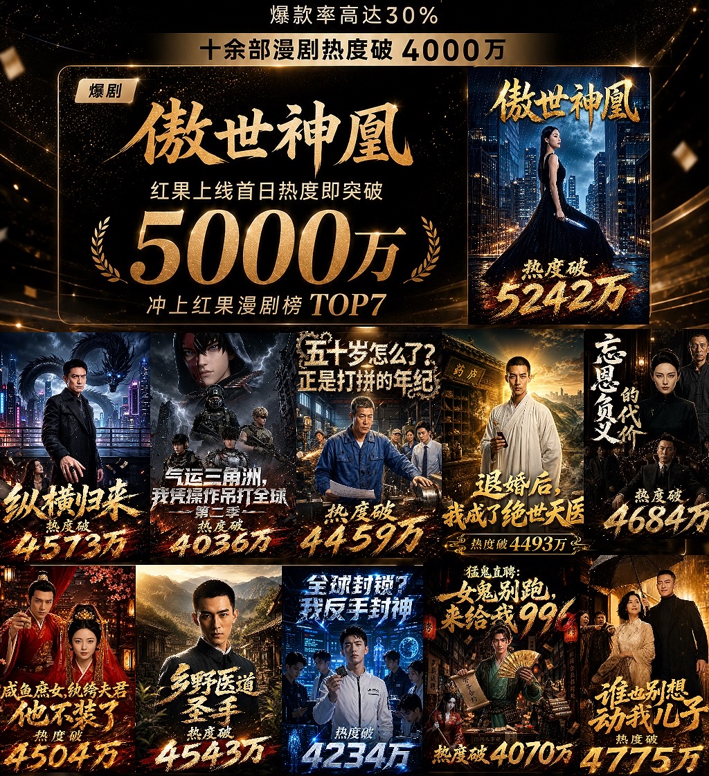 (万兴剧厂赋能杭州灵漫快创持续打造爆款AI漫剧)