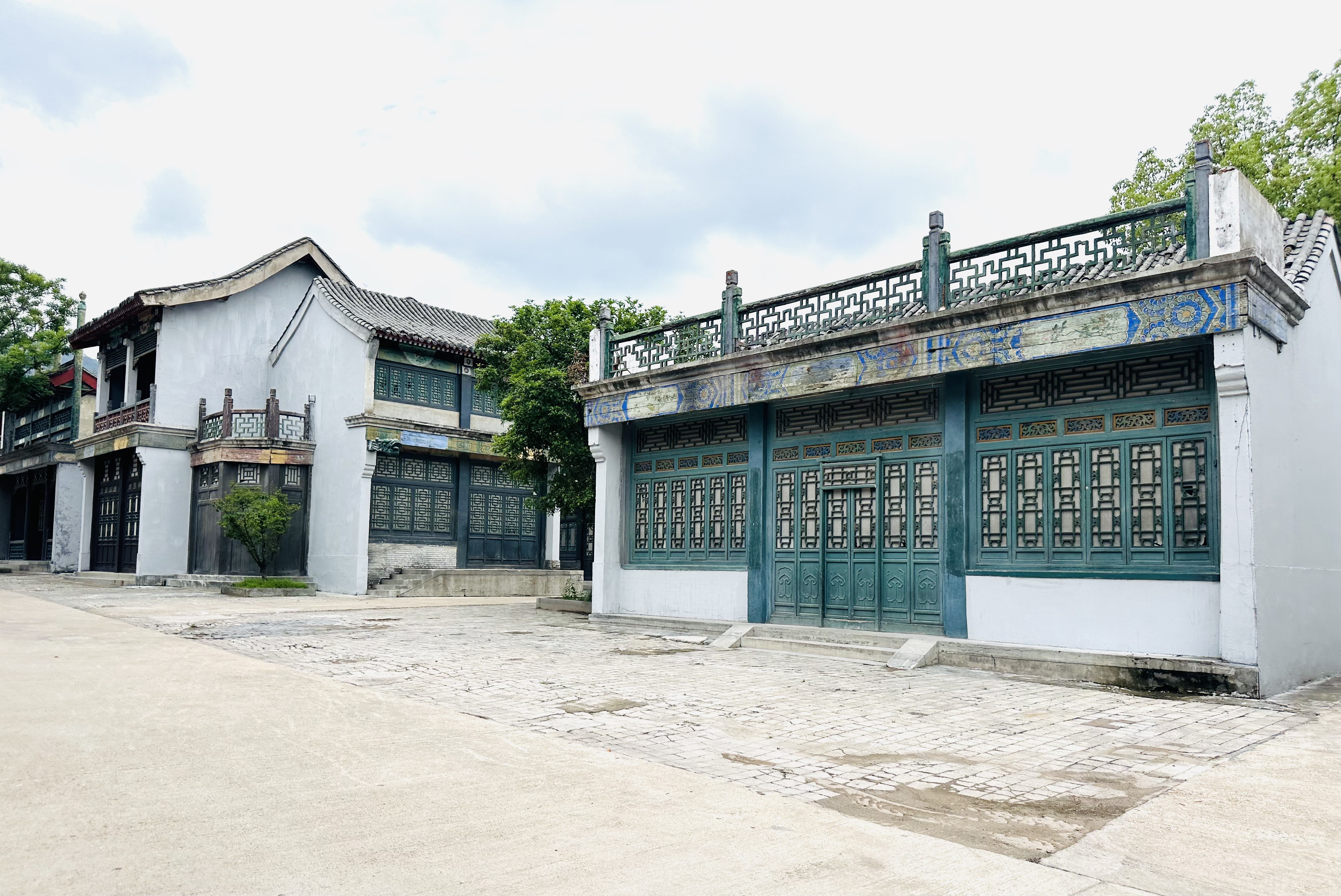 横店现场。乐琰拍摄